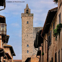 Buy canvas prints of The Towers of San Gimignano by Jim Jones
