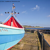Buy canvas prints of Fishing Coble on the River Tyne by Jim Jones