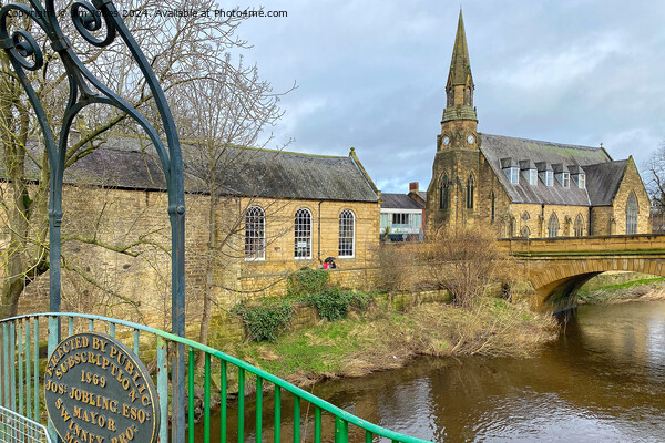 The River Wansbeck at Morpeth in Northumberland. Picture Board by Jim Jones