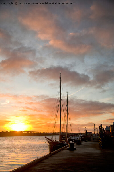 January sunrise on the River Blyth - Portrait Picture Board by Jim Jones