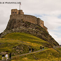 Buy canvas prints of Lindisfarne Castle Panorama by Jim Jones
