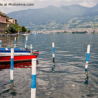 Buy canvas prints of Picturesque Italian Village on the Largest Lake Is by Jim Jones