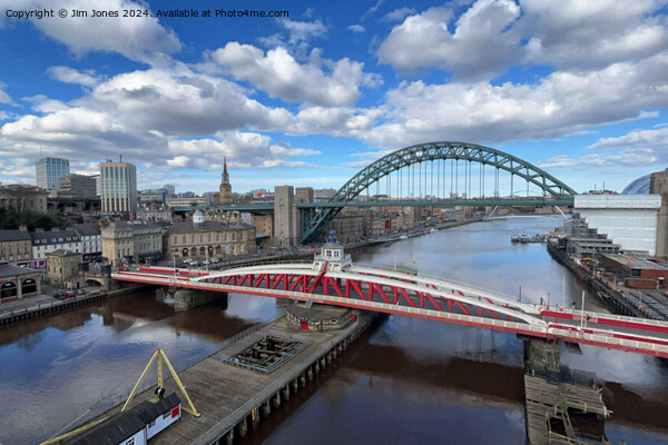Spring morning on the River Tyne Picture Board by Jim Jones
