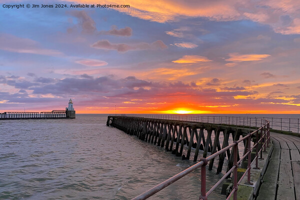 January sunrise at the mouth of the River Blyth (2) Picture Board by Jim Jones