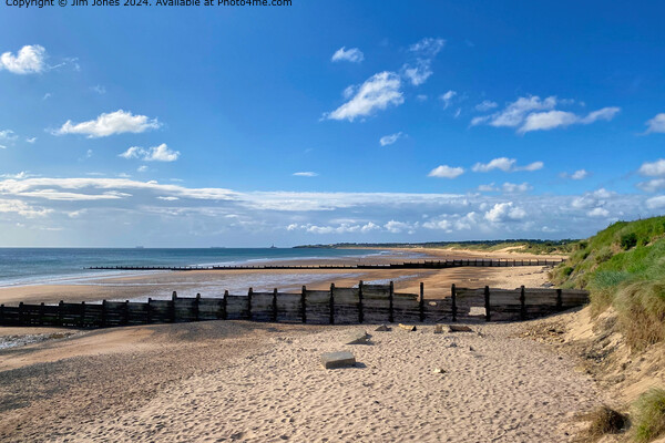 Blyth Beach in Northumberland Picture Board by Jim Jones