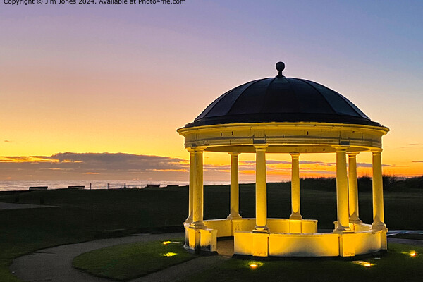 Blyth Bandstand at Sunrise Picture Board by Jim Jones