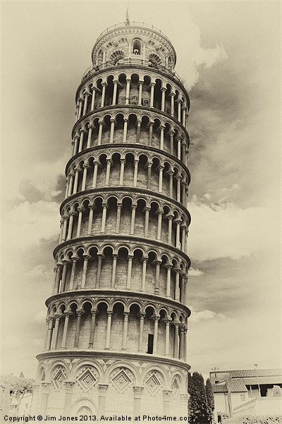 Leaning Tower of Pisa Picture Board by Jim Jones