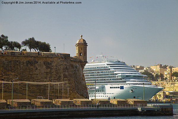  Grand Harbour Valletta Picture Board by Jim Jones