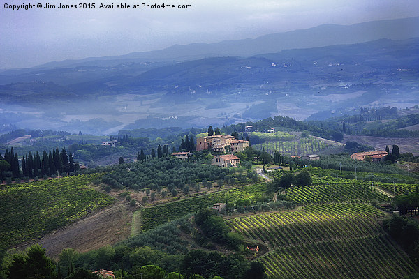  Tuscan Landscape Picture Board by Jim Jones