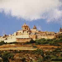 Buy canvas prints of  Mdina, The silent city by Jim Jones
