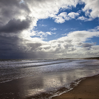 Buy canvas prints of  Northumbrian beach scene by Jim Jones