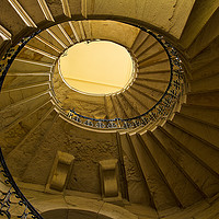 Buy canvas prints of Spiral staircase by Jim Jones