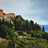 Buy canvas prints of Tuscan Hillside by Jim Jones