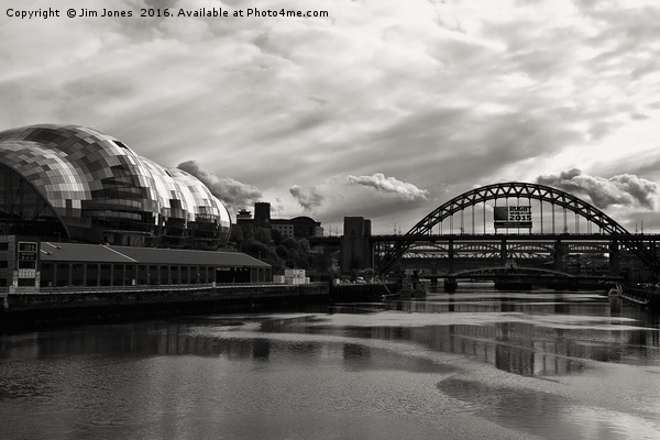 Tyne Bridge and the Sage Picture Board by Jim Jones