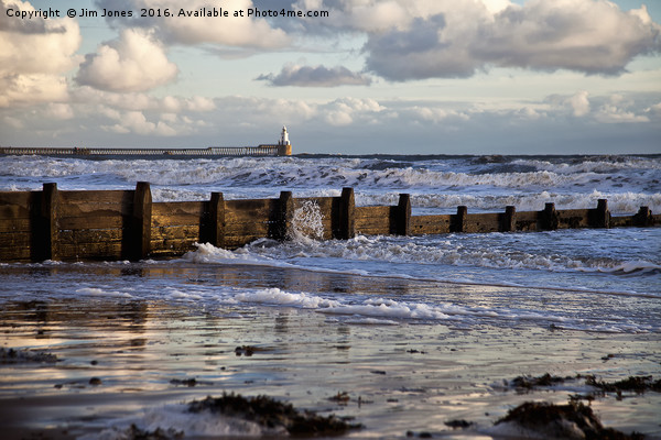Northumbrian seascape Picture Board by Jim Jones