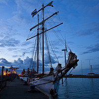 Buy canvas prints of Safely berthed for the night by Jim Jones