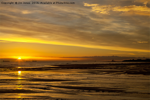 Northumbrian November  Picture Board by Jim Jones