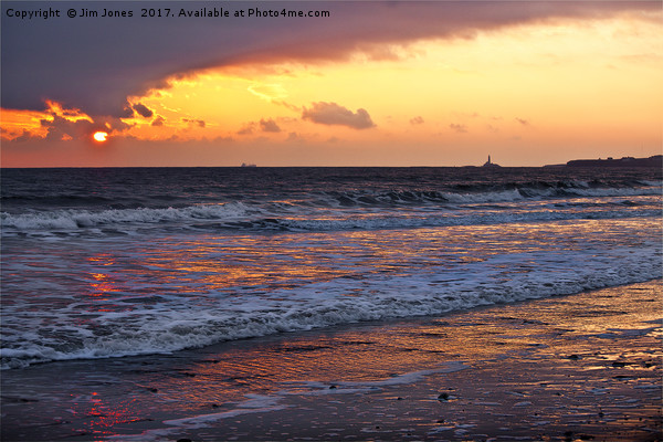 Early morning seascape Picture Board by Jim Jones