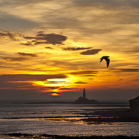 Buy canvas prints of Dawn at St Mary's by Jim Jones