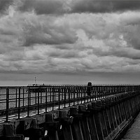 Buy canvas prints of The Old Wooden Pier by Jim Jones