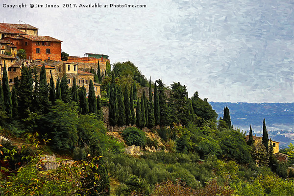 Artistic Tuscany Picture Board by Jim Jones