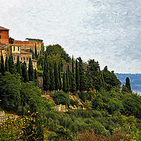 Buy canvas prints of Artistic Tuscany by Jim Jones