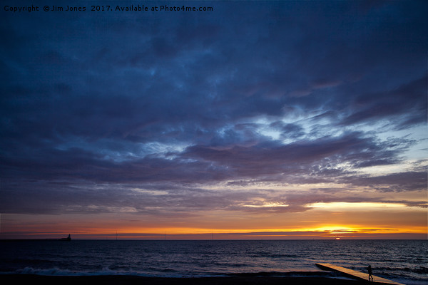 Another North Sea Sunrise Picture Board by Jim Jones