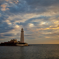 Buy canvas prints of Daybreak at St Mary's Island 3 by Jim Jones