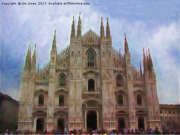Artistic Milan Duomo Picture Board by Jim Jones