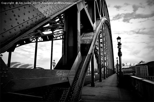 Newcastle in black and white Picture Board by Jim Jones