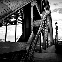 Buy canvas prints of Newcastle in black and white by Jim Jones