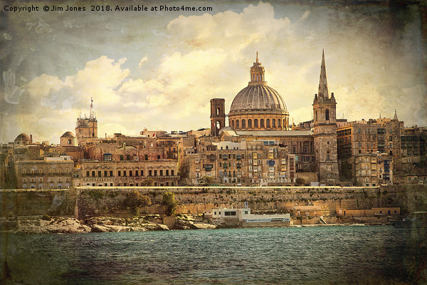 Artistic Valletta Picture Board by Jim Jones