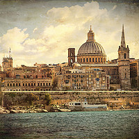 Buy canvas prints of Artistic Valletta by Jim Jones