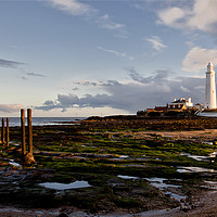 Buy canvas prints of Yet another daybreak at St Mary's Island by Jim Jones