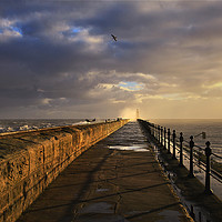 Buy canvas prints of Blustery start to the day by Jim Jones