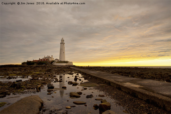 Another sunrise at St Mary's Island Picture Board by Jim Jones