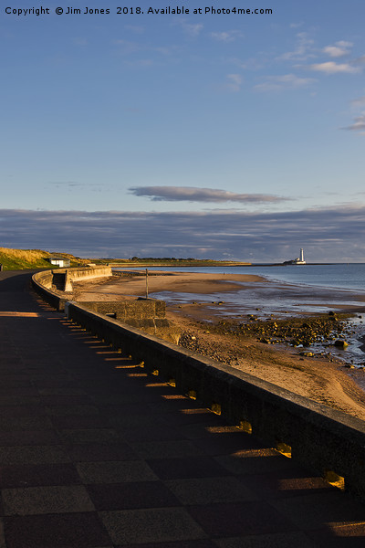 The Promenade at Whitley Bay Picture Board by Jim Jones