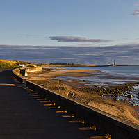 Buy canvas prints of The Promenade at Whitley Bay by Jim Jones
