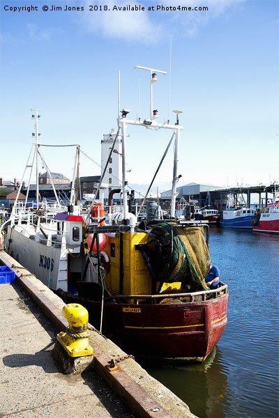 North Shields Fish Quay Picture Board by Jim Jones