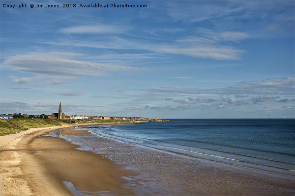 Tynemouth Long Sands. Picture Board by Jim Jones
