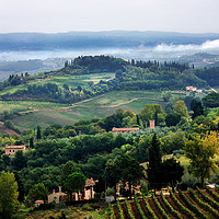 Buy canvas prints of The Rolling Hills of Tuscany by Jim Jones
