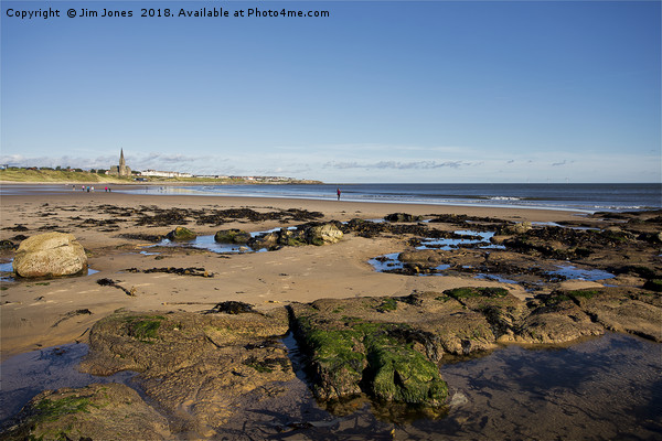 Tynemouth Long Sands Picture Board by Jim Jones