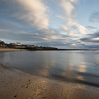 Buy canvas prints of Cullercoats Bay Reflections by Jim Jones
