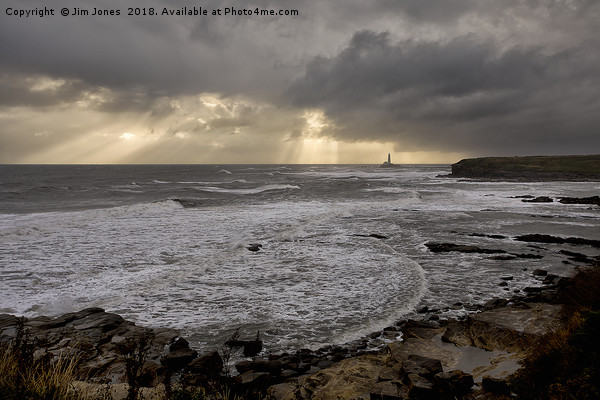 Stormy Northumbrian Morning Picture Board by Jim Jones