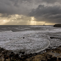 Buy canvas prints of Stormy Northumbrian Morning by Jim Jones