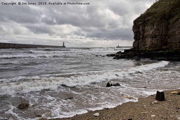 The mouth of the River Tyne Picture Board by Jim Jones