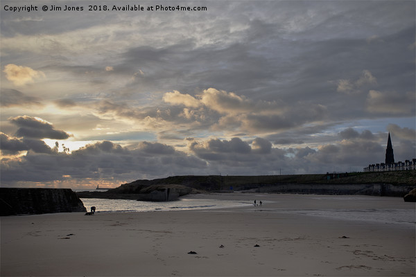 Daybreak at Cullercoats Bay (2) Picture Board by Jim Jones
