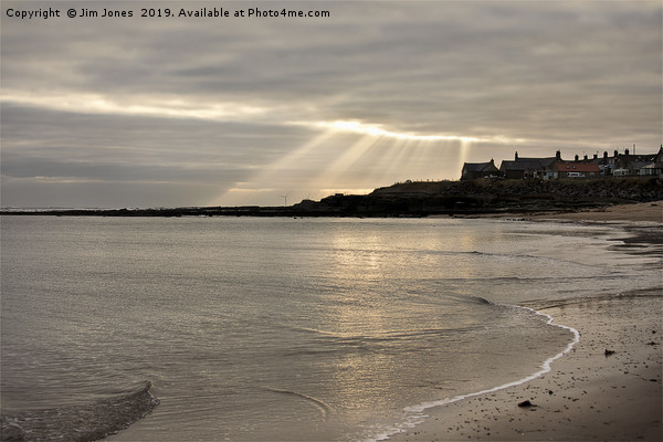 Sunbeams over Cresswell Picture Board by Jim Jones