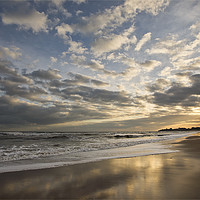 Buy canvas prints of Dawn on the Northumberland coast by Jim Jones