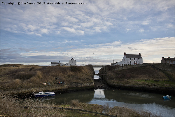 Seaton Sluice harbour in Northumberland Picture Board by Jim Jones